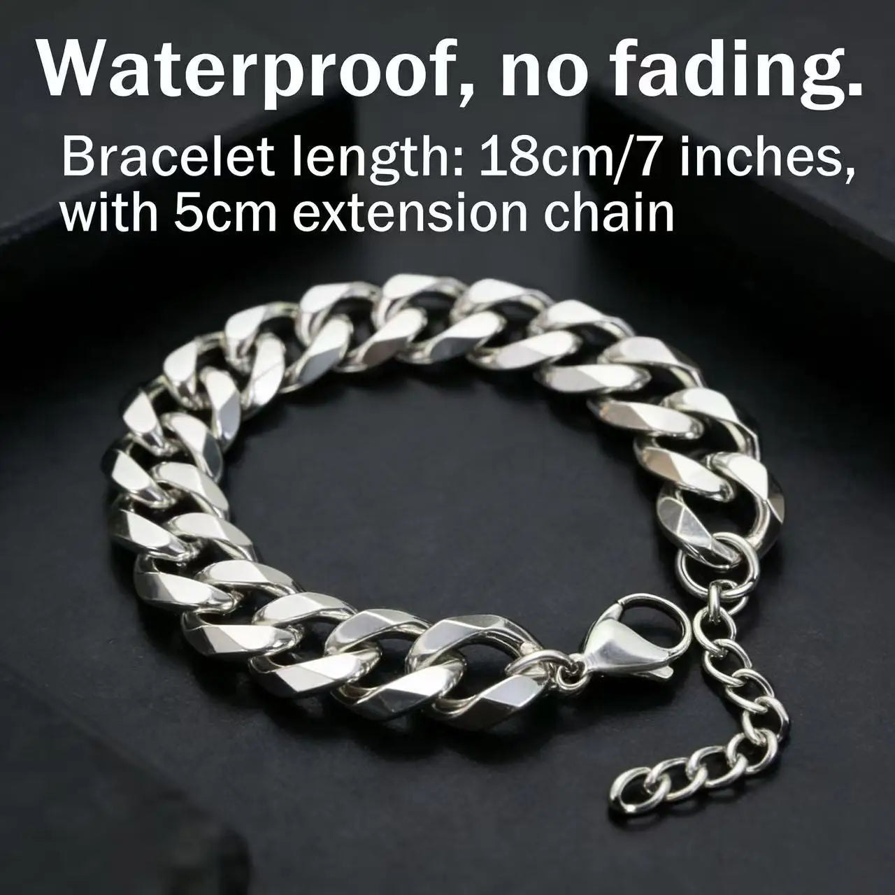 Cuban Chain Bracelet 15mm — Stainless Steel