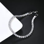 Iced Out Tennis Bracelet 3-5mm — Stainless