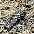 Egyptian Pharaoh Stainless Steel Pendant Necklace