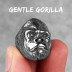 Gorilla Monkey Ring — Stainless Steel