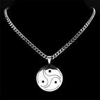 BDSM Symbol Pendant Necklace — Silver