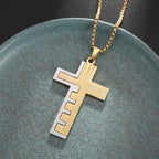 Male Black Plated St Peter's Inverted Cross Pendant Necklace for Men Stainless Steel Choker Crux de Sanctus Petrus
