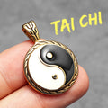 Yin-Yang Pendant Necklace — Stainless Steel