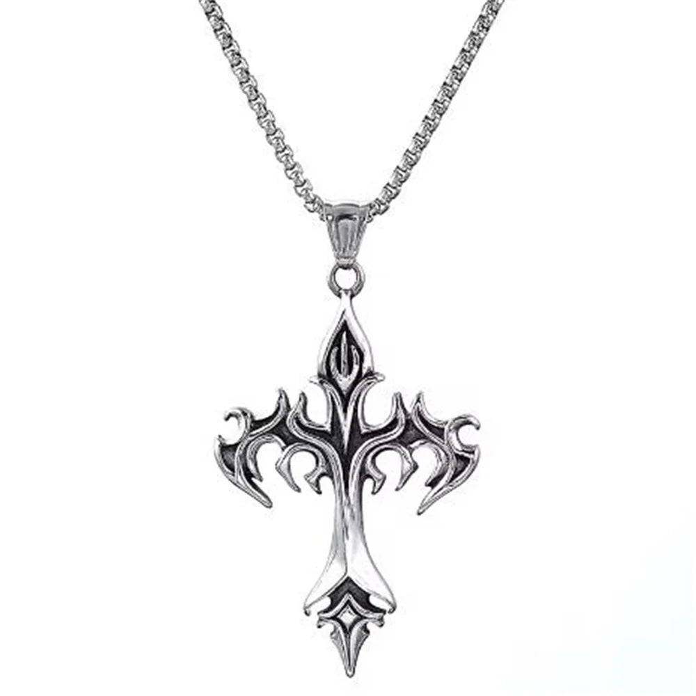Skull Cross Pendant Necklace