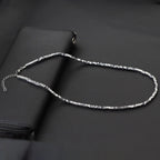 Exquisite Hematite Stone Beads Necklace Men 4 Styles Silver Gold Color 19 Inches Short Collar Jewelry Wealth Leisure Accessories