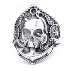 Multi Style Gothic Skull Rings Stainless Steel Fashion Personality Hip-hop Men Ring Biker Party Charm Jewelry Gift