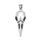 Viking Vintage Raven Skull Necklace Stainless Steel Odin Crow Pendant For Men Women Nordic Amulet Jewelry Gifts