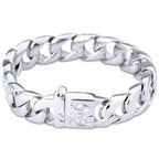 Men's Bracelets Bangles Factory Gold Color Sheep Head Bracelet For Man 316L Stainless Steel On Hand Chain Bands Hiphop