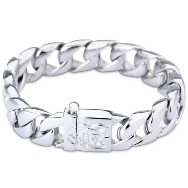 Men's Bracelets Bangles Factory Gold Color Sheep Head Bracelet For Man 316L Stainless Steel On Hand Chain Bands Hiphop