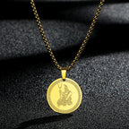CHENGXUN Dainty Chef Knife Pendant Necklace for Women Men Steel Knife Charm Neck Chain Male Talisman Amulet Protection Jewelry