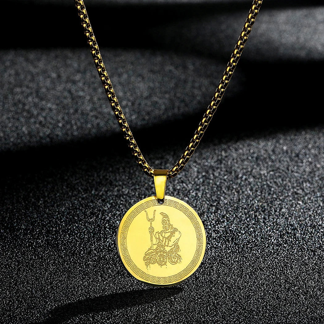 CHENGXUN Dainty Chef Knife Pendant Necklace for Women Men Steel Knife Charm Neck Chain Male Talisman Amulet Protection Jewelry