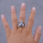 Viking Wolf Head Biker Ring — Stainless Steel