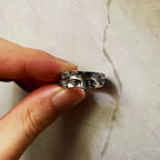 Greek Mythology Retro Gothic Art Open Ring — Adjustable