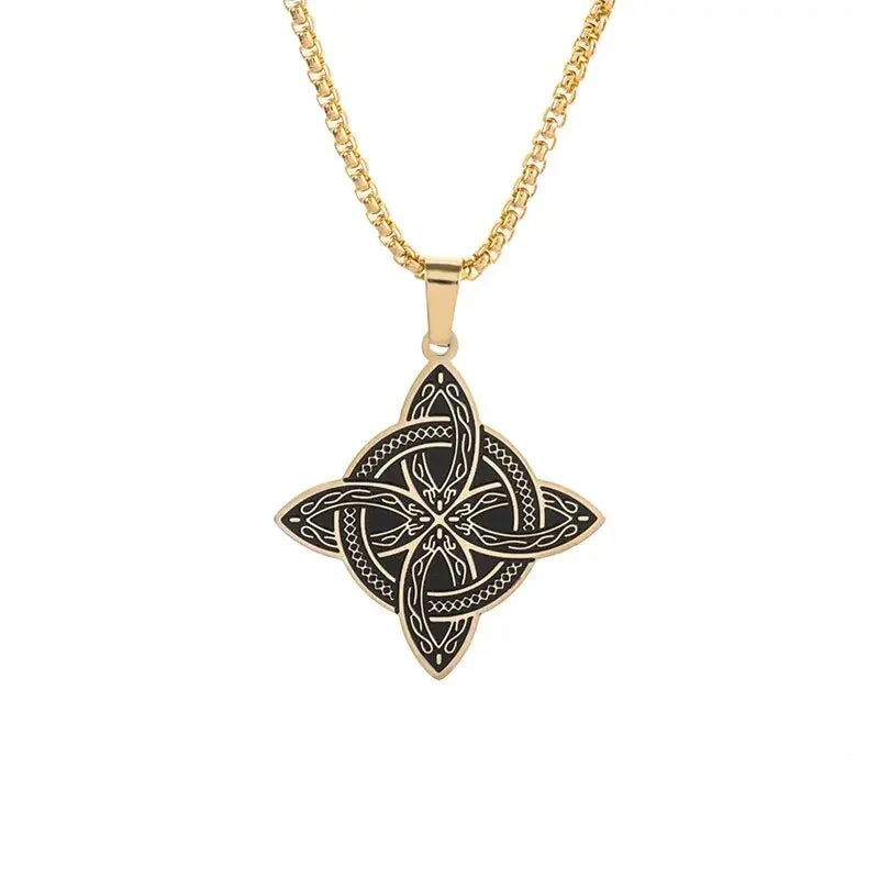 Quality Fashionable Medal Necklace Pendant Pirate Ship Compass Personality Men's Necklace Pendant Hip Hop Jewelry Trend