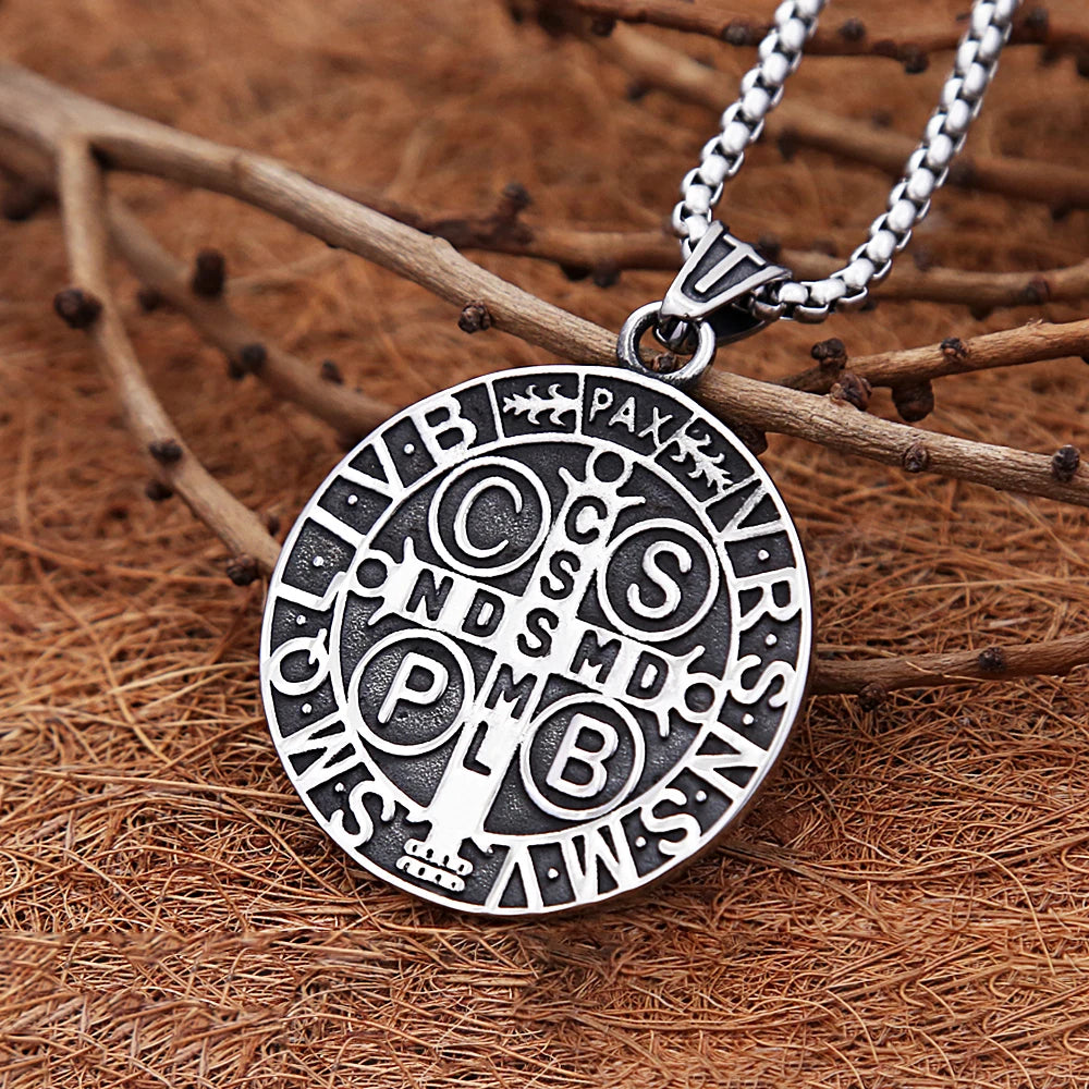 San Benito Exorcist Pendant — Stainless