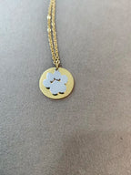 Mirror Polish Dog Paw Necklace — 304 Stainless Steel