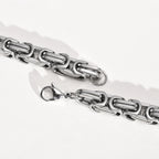 Byzantine Chain Bracelet 8mm — Stainless Steel