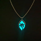 Luminous Heart Pendant Necklace — Stainless Steel