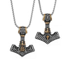 Nordic Ship Rudder Anchor Pendant — Stainless Steel