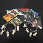 Gothic Teeth Charm Bracelet for Women & Men — Chain Link