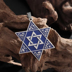 Stainless Steel Solomon Flower of Life Chakra Spirituality Necklace Archangel Sacred Geometry Metatron Pendant Jewelry Men Women