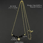 925 Silver Starburst Pendant — Silver