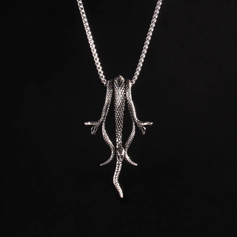 Snake Steel Chain European American Punk Style