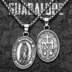 Guadalupe Pendant Necklace — Stainless Steel