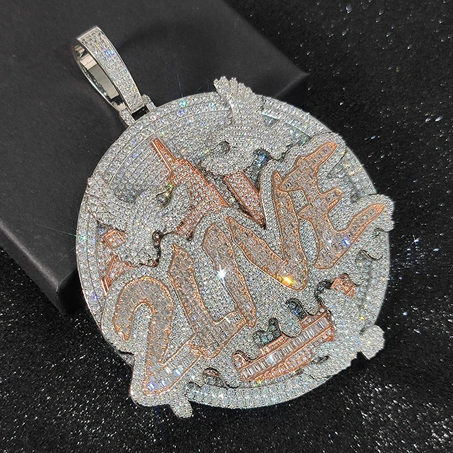 City Skyline Pendant Necklace Two-Tone