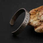Viking Rune Open Bracelet — 316L Stainless Steel