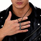 Viking Rune Mobius Pendant Necklace — Stainless Steel