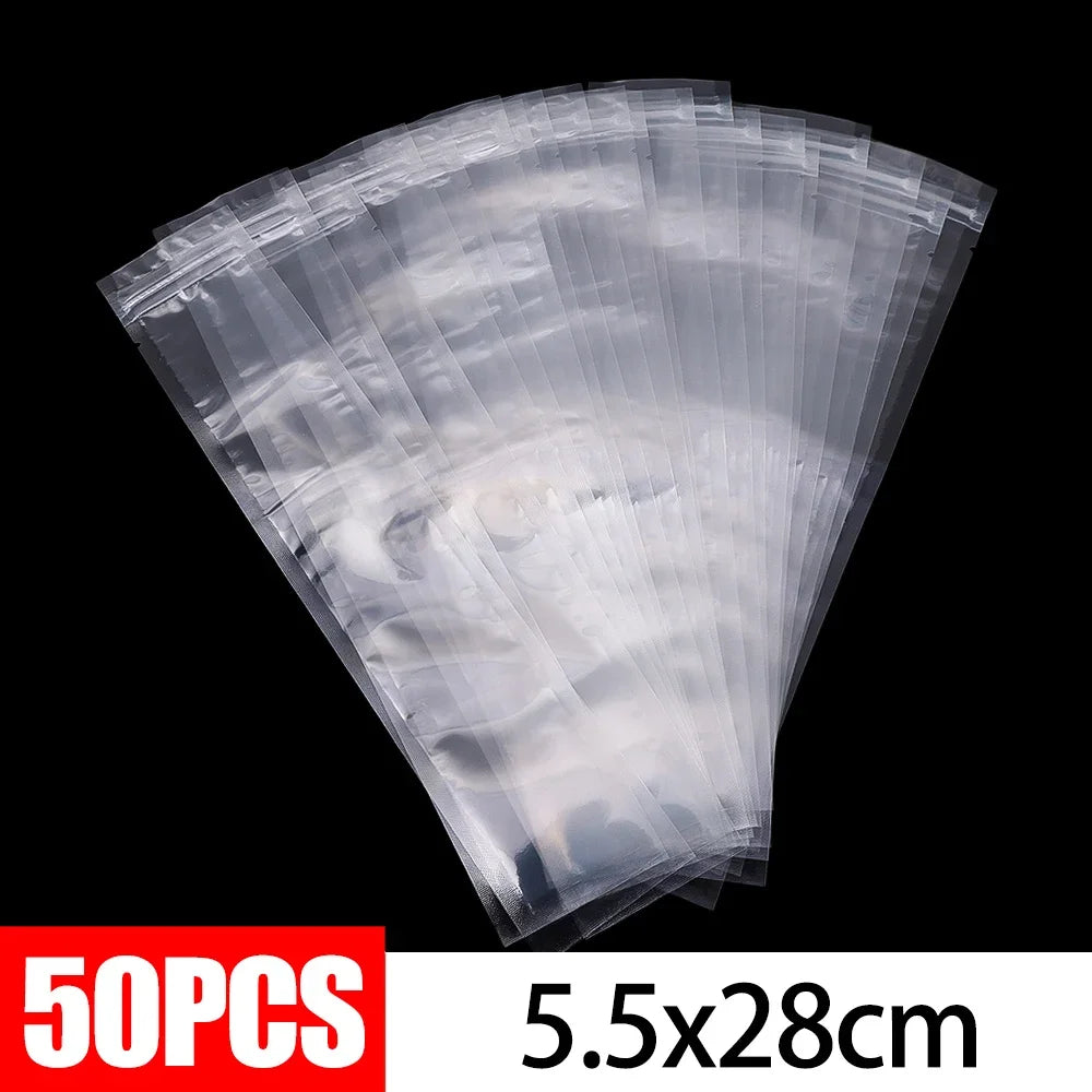 300/50Pcs Disposable Transparent Popsicle Bags Ice Cream Juice Yogurt Chocolate Ice Bags DIY Kitchen Accessories Cool