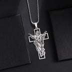 Orthodox Cross Stainless Steel Pendant Necklace
