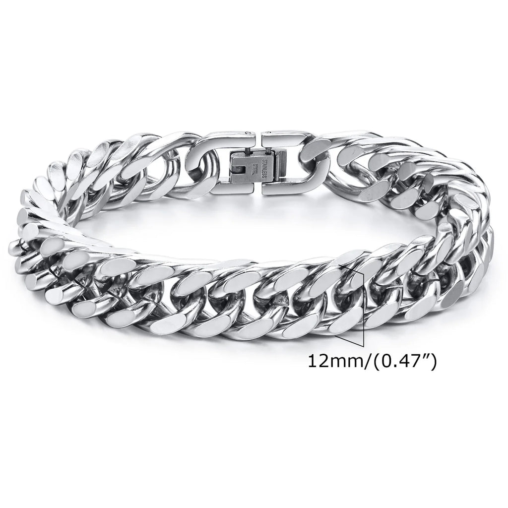 Miami Cuban Link Bracelet — Stainless Steel