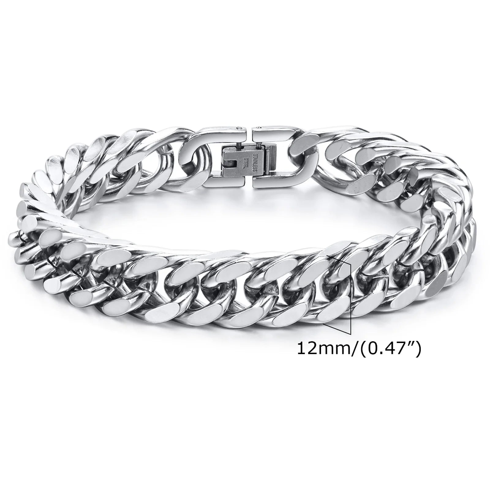 Miami Cuban Link Bracelet — Stainless Steel