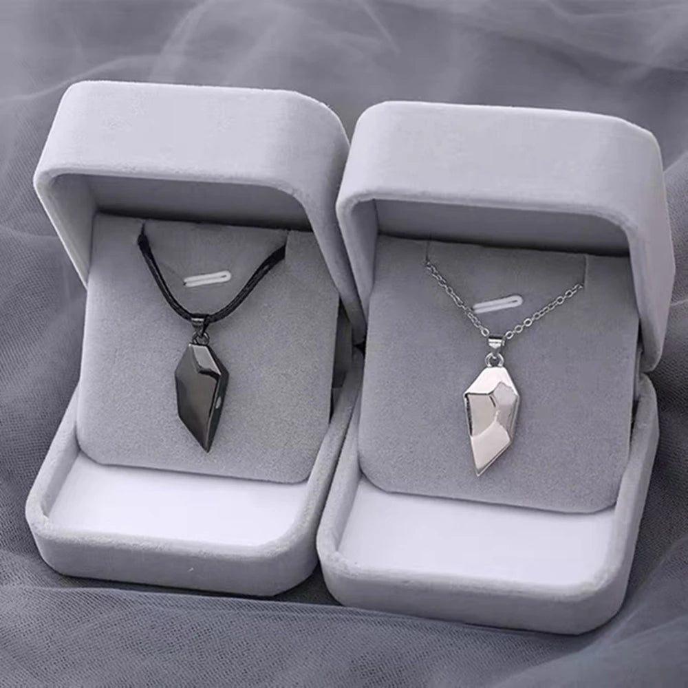 Magnetic Heart Pendant Necklace