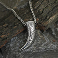 Viking Wolf Teeth Pendant — Stainless Steel