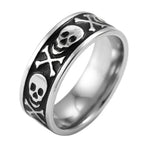 10mm Wide Band Ring — Stainless Steel
