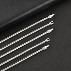 Iced Out Tennis Chain 4mm — Stainless