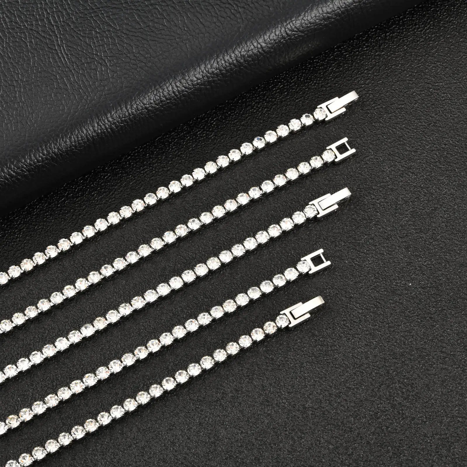 Iced Out Tennis Chain 4mm — Stainless