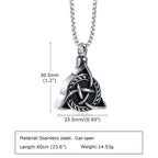 Celtic Knot Memorial Pendant — Stainless