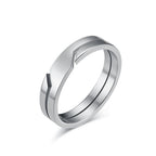 Korean Version Of Simple Ring Men Women Punk Hip Hop Stainless Steel Biker Men Ring Fashion Simple Jewelry Gift Wholesale