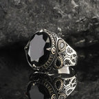 Multi-Color Adjustable Ring for Men — Zinc Alloy