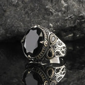 Multi-Color Adjustable Ring for Men — Zinc Alloy