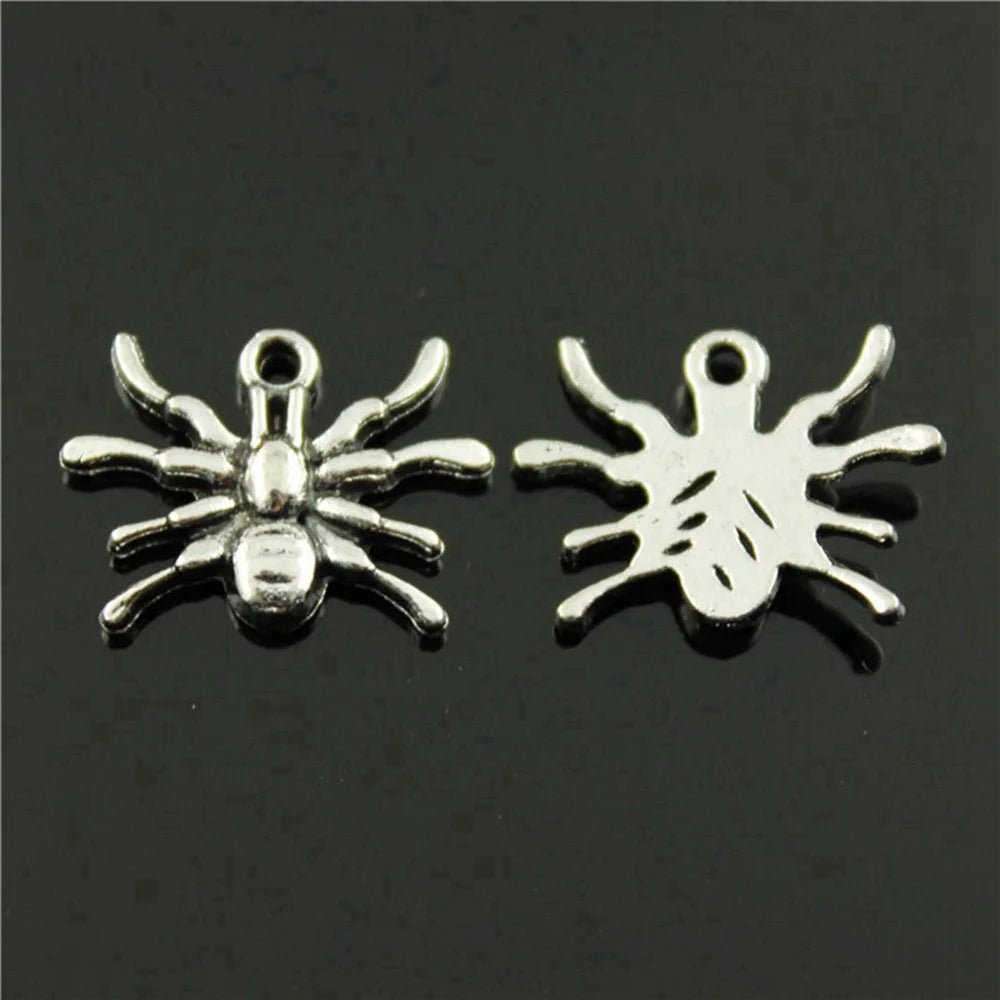 Boho Spider Web Charms Pendant Female Jewelry Bulk Cheapest Items