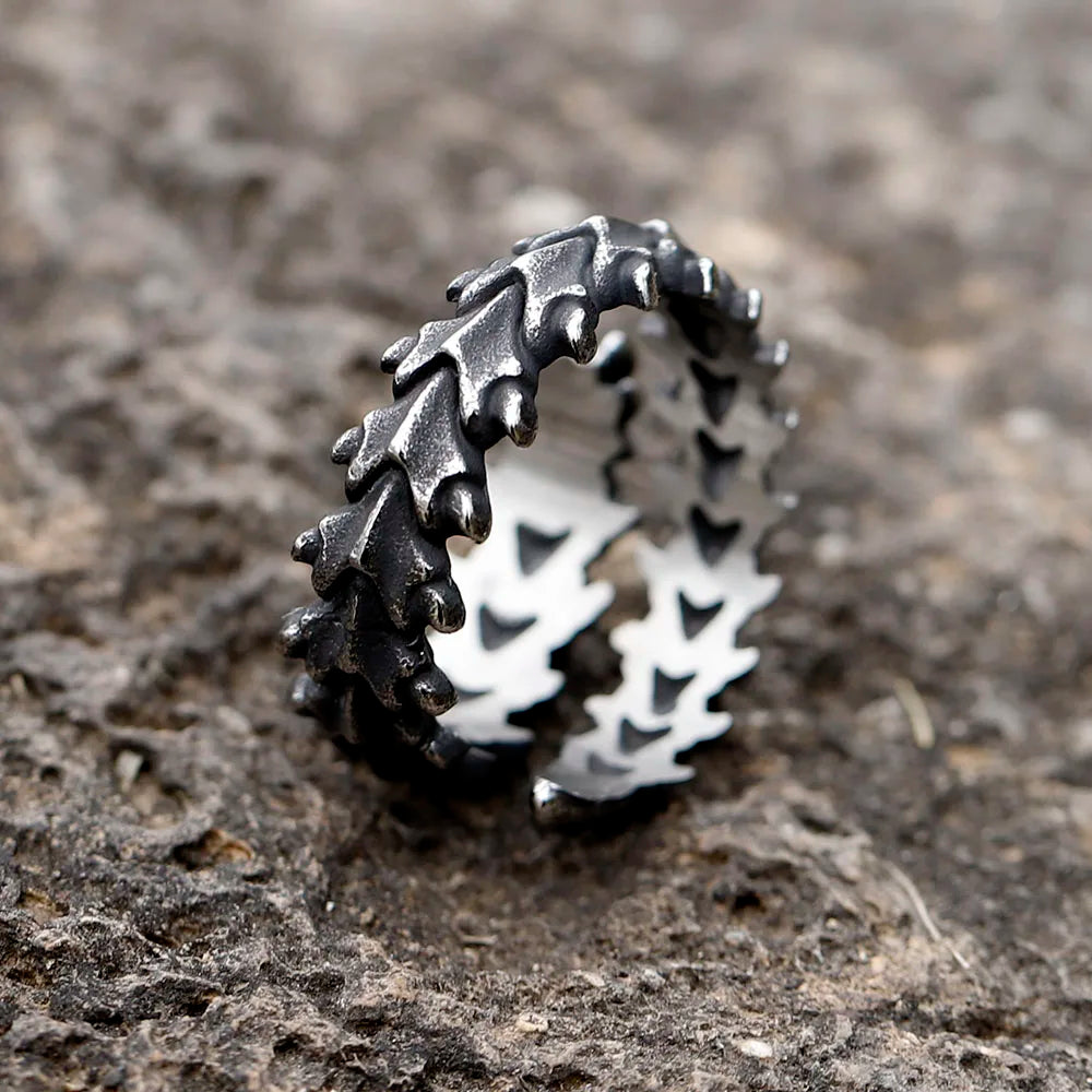 2022 NEW Men's 316L stainless steel rings Vintage Fashion Gothic Motorcycle Jewelry for teen gift free shipping