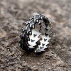 2022 NEW Men's 316L stainless steel rings Vintage Fashion Gothic Motorcycle Jewelry for teen gift free shipping