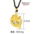 Luxury Panlong Necklace Women Men's All-match Pendant