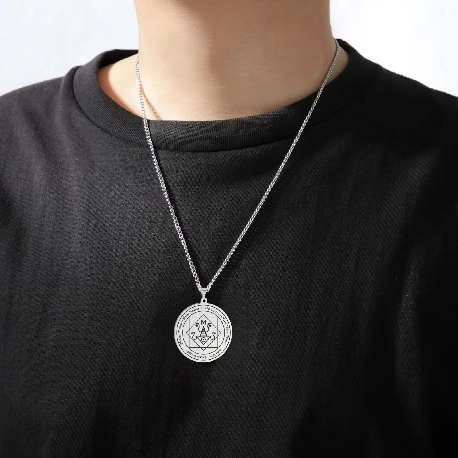 Mammon Talisman Pendant Necklace — Gold