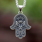 New Design Stainless Steel religion Virgin flower Hexagram Pendant Biker Gothic fashion Jewelry Wholesale High Quality Gift